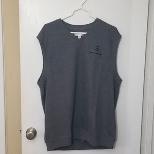 Gray Cutter & Buck Mercedes-Benz vest